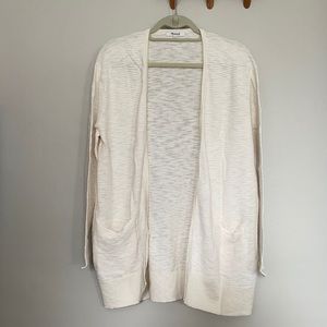 Madewell open front cardigan